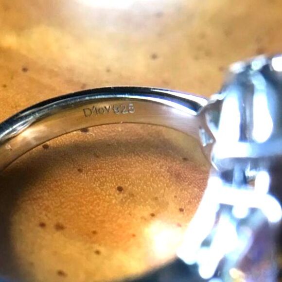 Natural Labradorite Mystic Topaz Sterling Silver Ring Size 7 - Picture 7 of 8